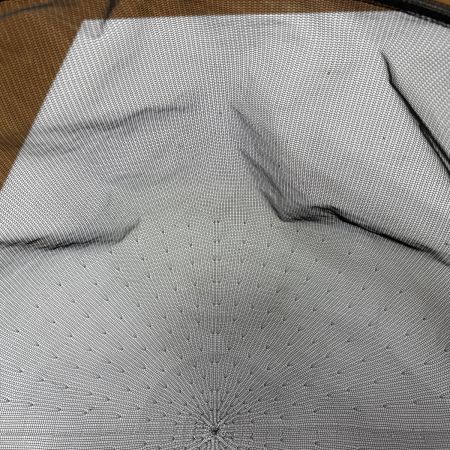 σσ SHIMOTUKE ネオブラッド鮎タモ 38cm ハードテクノメッシュ 使用感有 程度C 補修痕ありフレームゆがみ有