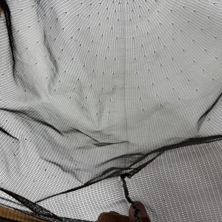 σσ SHIMOTUKE ネオブラッド鮎タモ 38cm ハードテクノメッシュ 使用感有 程度C 補修痕ありフレームゆがみ有