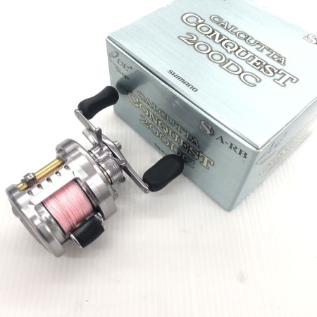 σσ SHIMANO シマノ  ベイトリール  09カルカッタコンクエスト 200DC キズ有 程度B 09カルカッタコンクエスト 200DC