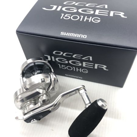 σσ SHIMANO シマノ ベイトリール  17 オシアジガー 1501HG 美品 程度A 箱付 ハンドルノブAE82付き 03668