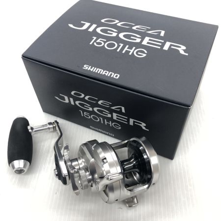 σσ SHIMANO シマノ  ベイトリール   17 オシアジガー 1501HG 美品 程度A 箱付 ハンドルノブAE82付き 03668