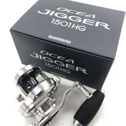 σσ SHIMANO シマノ  ベイトリール 17 オシアジガー 1501HG 程度B 箱付 ハンドルノブAE82付き 03668 Bランク