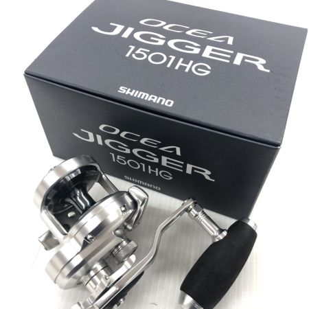 σσ SHIMANO シマノ  ベイトリール 17 オシアジガー 1501HG 程度B 箱付 ハンドルノブAE82付き 03668