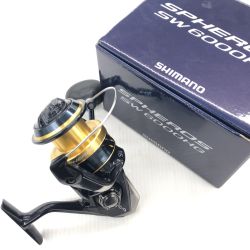 σσ SHIMANO シマノ  スピニングリール 21スフェロスSW 6000HG 程度B 箱付 043634 Bランク