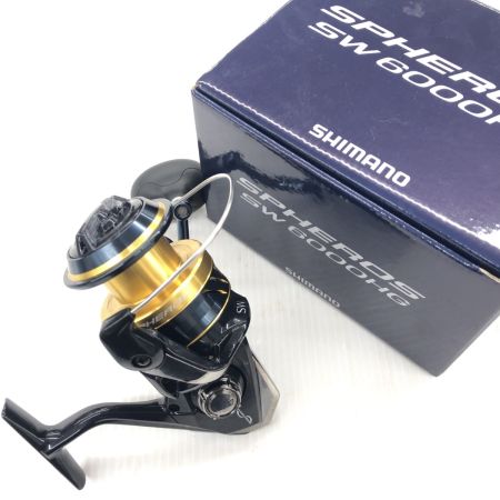 σσ SHIMANO シマノ  スピニングリール 21スフェロスSW 6000HG 程度B 箱付 043634