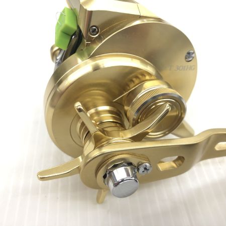σσ SHIMANO シマノ ベイトリール 18オシアコンクエストCT301HG 程度A 夢屋アルミラウンドノブ付き 03822