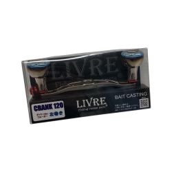 σσ LIVRE リールパーツ クランク120  ダイワ/ABUフルーガー左巻き Aランク