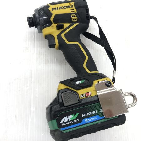 ДД HiKOKI ハイコーキ インパクトドライバ 程度B 充電器・充電池2個・ケース付 コードレス式 36v 2.5Ah JD203532 WH36DC イエロー