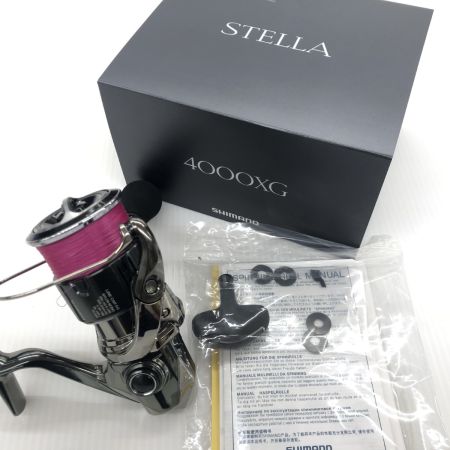 σσ SHIMANO シマノ  スピニングリール 22ステラ 4000XG 美品 程度A 043962
