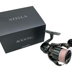 σσ SHIMANO シマノ 22ステラ4000XG 043962 5000替スプール/ゴメクサスハンドルノブ付 Bランク