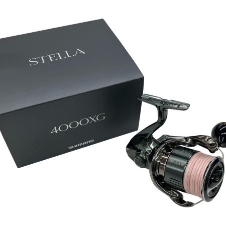 σσ SHIMANO シマノ 22ステラ4000XG 043962 5000替スプール/ゴメクサスハンドルノブ付