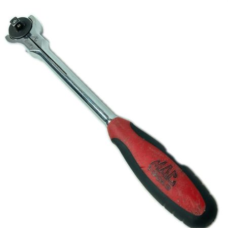 MAC TOOLS マック ラチェットハンドル XR100SPA ブラック×レッド 本体のみ