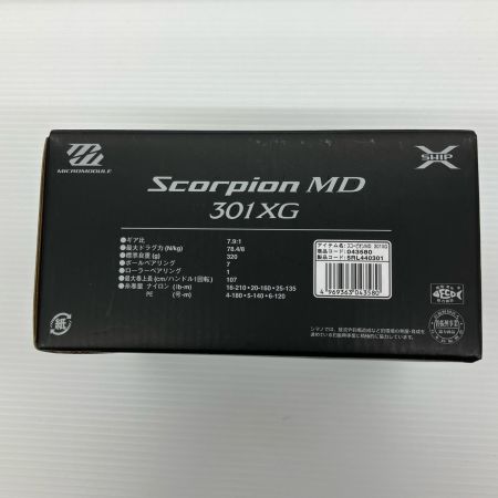 σσ SHIMANO シマノ ベイトリール スコーピオンMD 301HG 美品 程度B 箱・取説付 043580