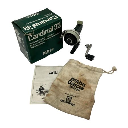 σσ ABU スピニングリール 復刻 カーディナル33 程度B 箱付