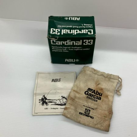 σσ ABU スピニングリール 復刻 カーディナル33 程度B 箱付