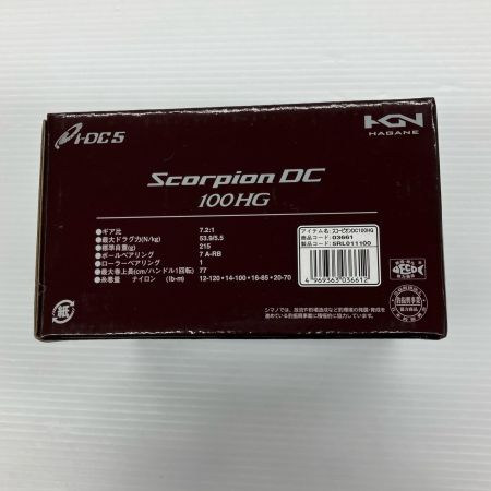 σσ SHIMANO シマノ ベイトリール 17スコーピオンDC 100HG 03661