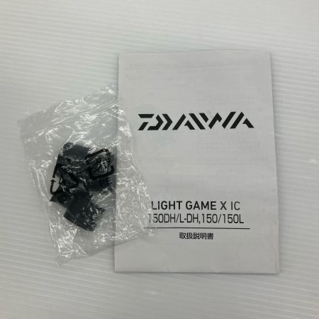 σσ DAIWA ダイワ ベイトリール ライトゲームX IC 150-DH 箱付 621064