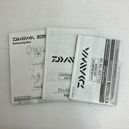 σσ DAIWA ダイワ ベイトリール 22ジリオン TW HD 1000XH  00630132