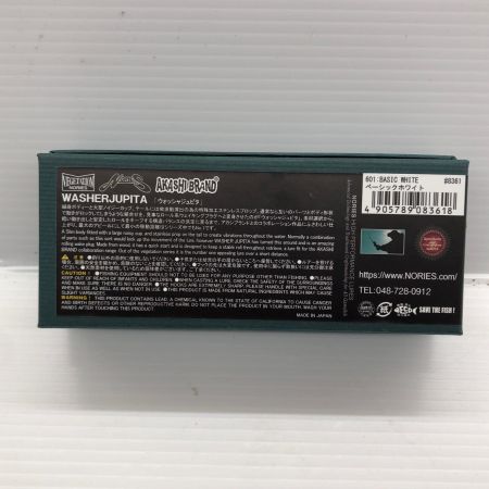 σσ NORIES ノリーズ 601 ベーシックホワイト  ウォッシャジュピタ