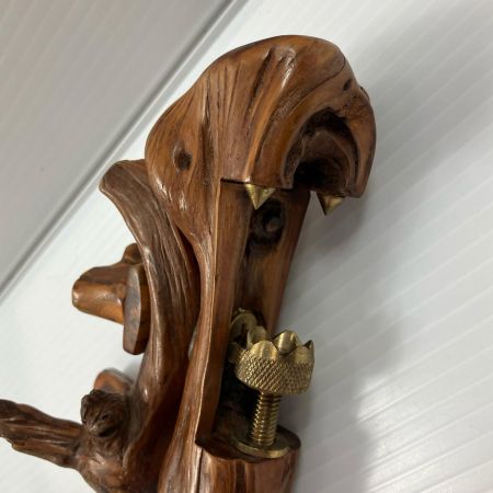 σσ  釣り小物 へら万力 天然木 弓型 