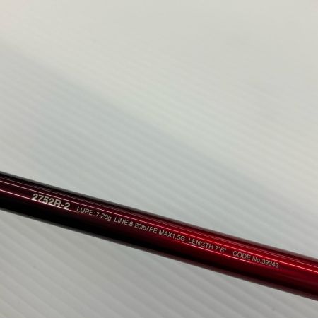 σσ SHIMANO シマノ ルアーロッド 19ワールドシャウラ 2752R-2 39243