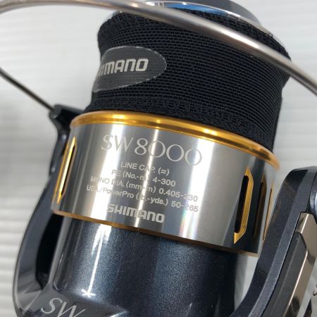 σσ SHIMANO シマノ スピニングリール 15インパワーSW8000HG-B コツ感あり 03320