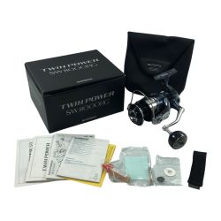 σσ SHIMANO シマノ スピニングリール 21ツインパワーSW8000HG ハンドルシャフト有り 04228 Bランク