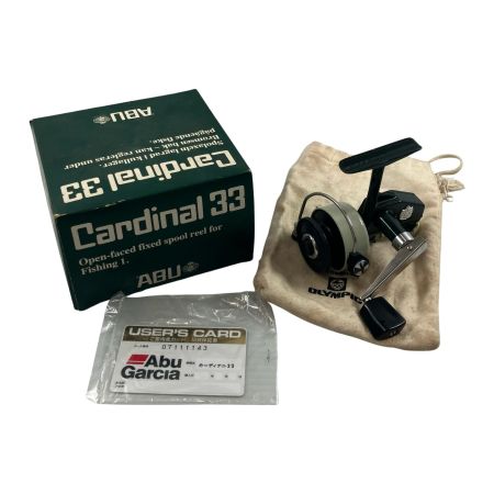 σσ Abu Garcia アブガルシア スピニングリール カーディナル33 箱付 760301 オリム期