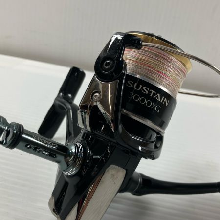 σσ SHIMANO シマノ スピニングリール 17サスティン 3000XG 夢屋アルミラウンドノブ/ゴメクサスリールスタンド 03760