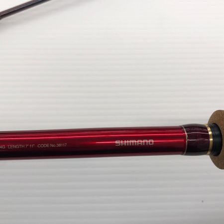 σσ SHIMANO シマノ ルアーロッド 18ワールドシャウラ 17114R-2 ケース付 38117