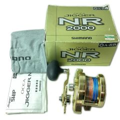 SHIMANO シマノ 両軸リール 03オシアジガーNR  01765 箱・リールポーチ付 Bランク