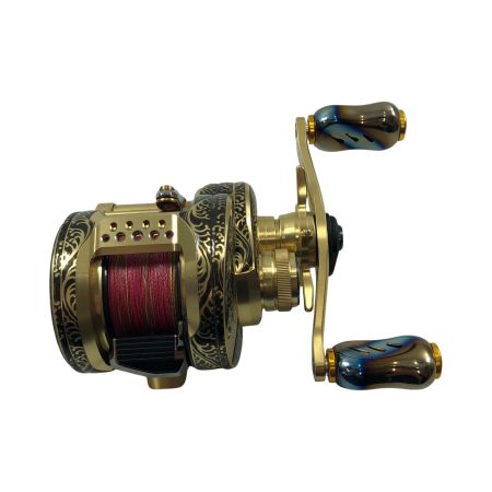σσ SHIMANO シマノ ベイトリール 22カルカッタコンクエスト 200XG ゴメクサスハンドルノブ/カスタムステッカー 044402