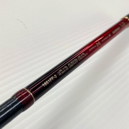 SHIMANO シマノ バスロッド 18ワールドシャウラ 1651FF-3  ケース付 スレッド劣化有り キズ有 38113