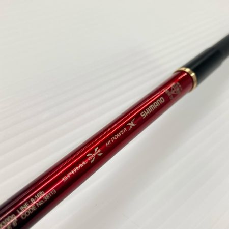 SHIMANO シマノ バスロッド 18ワールドシャウラ 1651FF-3  ケース付 スレッド劣化有り キズ有 38113