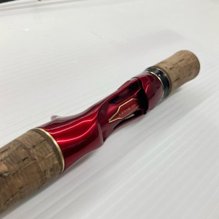 SHIMANO シマノ バスロッド 18ワールドシャウラ 1651FF-3  ケース付 スレッド劣化有り キズ有 38113