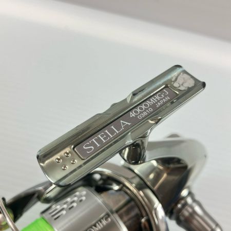 SHIMANO シマノ スピニングリール 18ステラ 4000MHG ボディに小キズ有 ゴメクサスハンドルノブ 03810