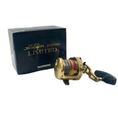 SHIMANO シマノ 片軸リール 14オシアジガー リミテッド 3000HG  LIVRE カスタムメカニカルブレーキ キズ有 03229