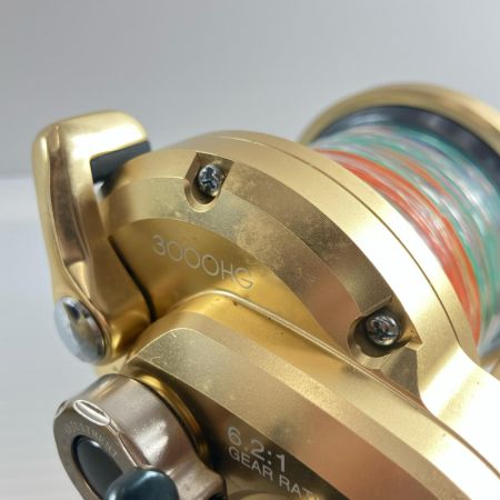 SHIMANO シマノ 片軸リール 14オシアジガー リミテッド 3000HG  LIVRE カスタムメカニカルブレーキ キズ有 03229