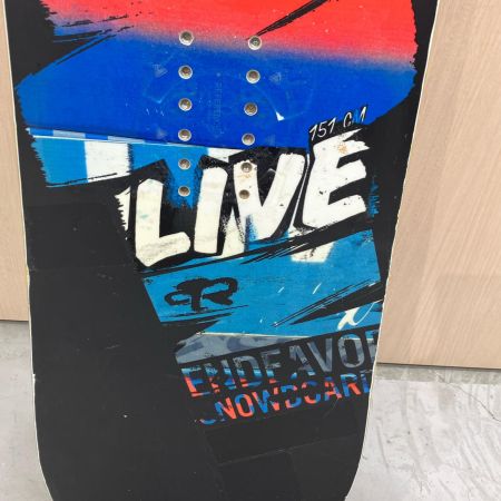ENDEAVOR スノーボード  サマーボード 151cm ツインチップ キャンバー  マルチカラー FULL DULLING　リペアあり