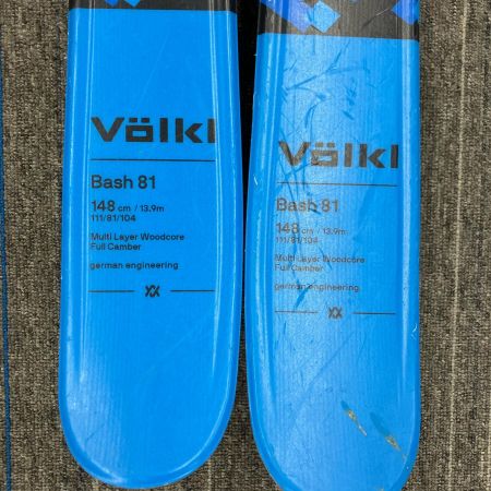 VOLKL フォルクル  カービングスキー VOLKL 148cm 程度B ブルー Bash81 ブルー