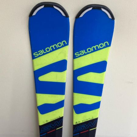SALOMON サロモン スキー Jrスキー SALOMON 140cm ブラック×ブルー XRACE R13 ブラック×ブルー 滑走面・エッジ整備済み