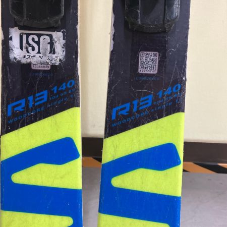 SALOMON サロモン スキー Jrスキー SALOMON 140cm ブラック×ブルー XRACE R13 ブラック×ブルー 滑走面・エッジ整備済み