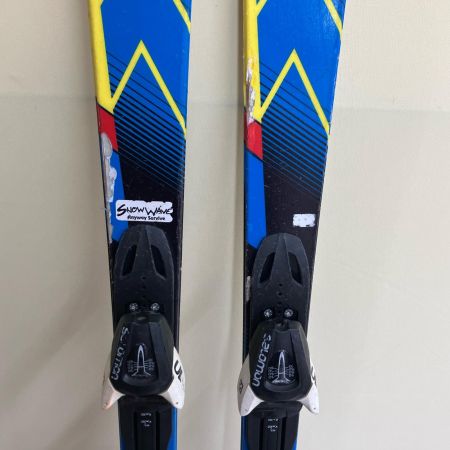 SALOMON サロモン スキー SALOMON 145cm 程度C キズ・ハガレ有  ブラック×ブルー