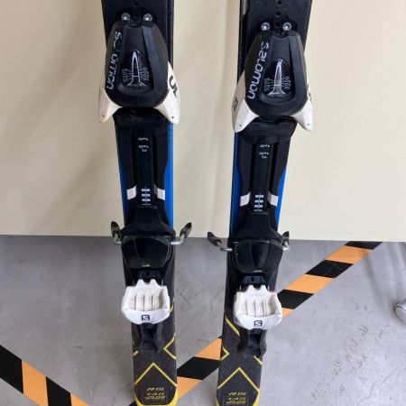 SALOMON サロモン スキー SALOMON 145cm 程度C キズ・ハガレ有  ブラック×ブルー
