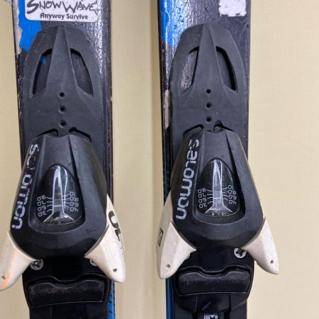 SALOMON サロモン スキー SALOMON 145cm 程度C キズ・ハガレ有  ブラック×ブルー