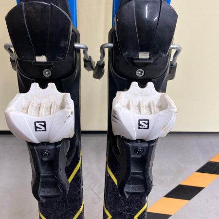 SALOMON サロモン スキー SALOMON 145cm 程度C キズ・ハガレ有  ブラック×ブルー