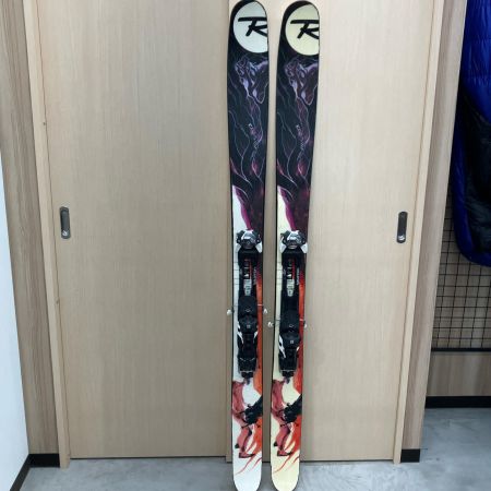 ROSSIGNOL ロシニョール スキー パウダースキー 176cm パープル×オレンジ Salomonビンディング付 リペア跡アリ