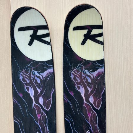 ROSSIGNOL ロシニョール スキー パウダースキー 176cm パープル×オレンジ Salomonビンディング付 リペア跡アリ
