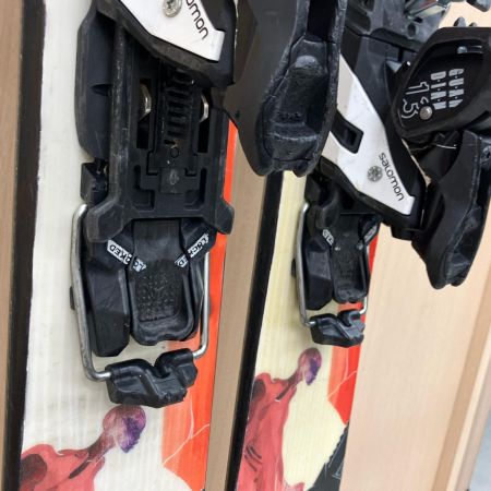 ROSSIGNOL ロシニョール スキー パウダースキー 176cm パープル×オレンジ Salomonビンディング付 リペア跡アリ