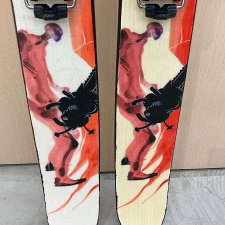 ROSSIGNOL ロシニョール スキー パウダースキー 176cm パープル×オレンジ Salomonビンディング付 リペア跡アリ